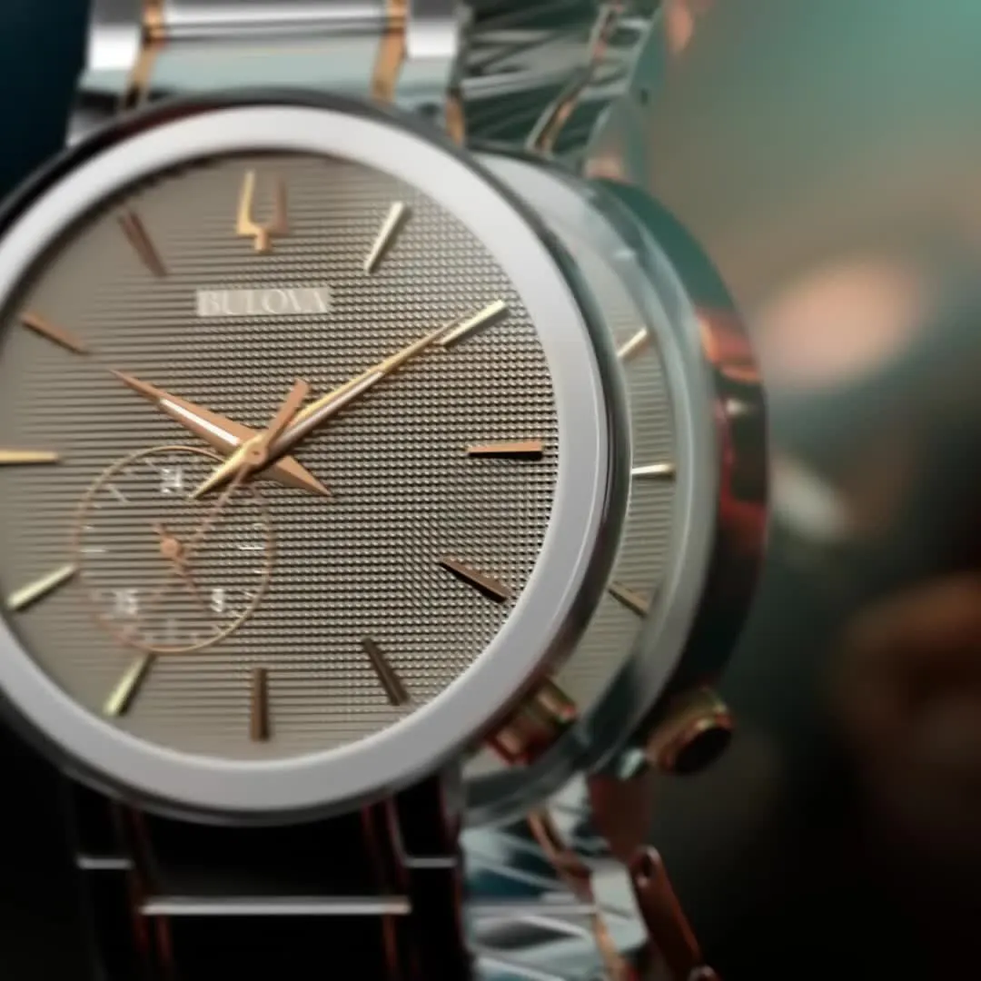 Gray Dial Stainless Steel Bracelet Latin GRAMMY® 98A309 | Bulova